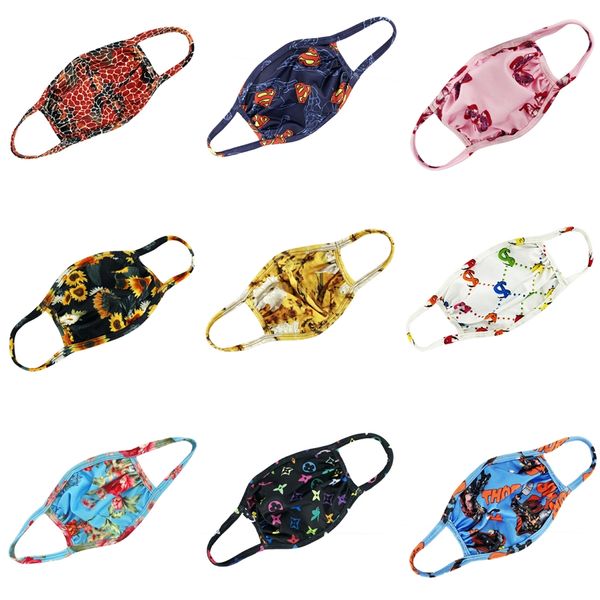 

wholesale masks designer printed face mask pm 2.5 3 ply breathable blocking anti dust mask wholesale #175, Black