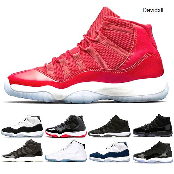 

men women 11s high gym red basketball shoes concord university blue prom night men women popular training sneakers shoes size 36-47