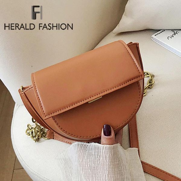 

pu leather solid color crossbody bags for women 2020 fashion small shoulder bag female handbags and purses travel chain bags