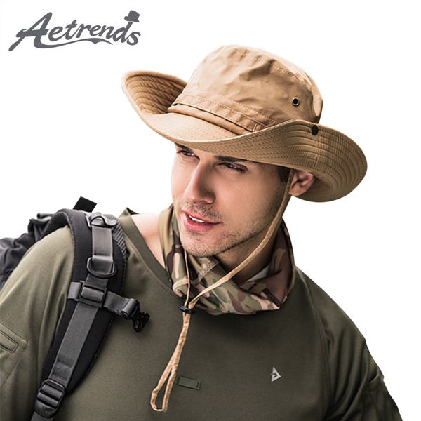 

aetrends] wide brim quick-dry hiking bucket hats for men women summer hat sun caps bucket cap z-6745