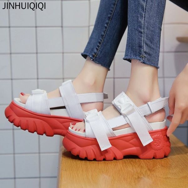 

platform women's sandals outdoor summe buckle women 8 cm increased beach sandal girls training female running shoes