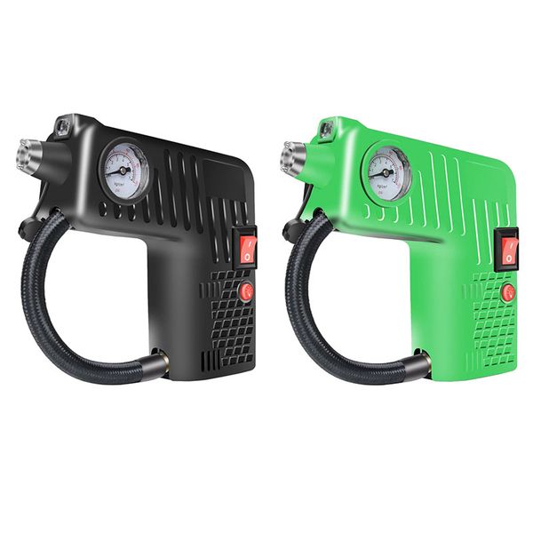 

portable air compressor pump dc 12v electric tire inflator tyre pressure monitor car accessories