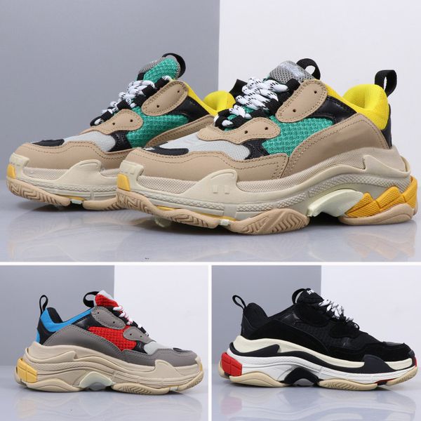 

new designer shoes triple-s sneaker triple s outdoor shoes dad shoes for men's women black pink white ceahp sports