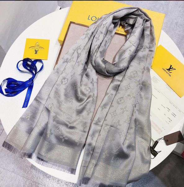 

with roll tube box 2019 winter original 100% cashmere scarf for men and women classic check scarves pashmina infinity scarfs shawls, Blue;gray