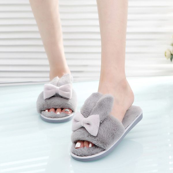 

2020 new women slippers winter shoes flat sweet home slippers women indoor shoes warm soft slip on female slipper mtx3, Black