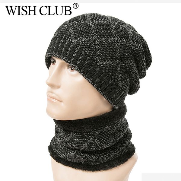 

wish club designer men winter scarf hat set two-piece winter warm set men female male hats scarves drop shipping 2019, Blue;gray