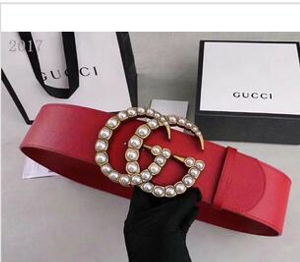 

2019 men designers genuine leather belt gold silver letter buckle waistband belts belt no box bu7, Black;brown