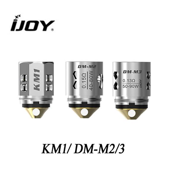 

Оригинальные IJOY KM1 Mesh 0.15ohm Катушки DM-M2 0.15ohm Катушки 3 / Pack для Ijoy Shogun Kit