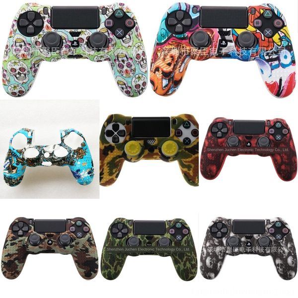 

0tnan replacement plating front housing shell case cover for 4 playstation dualshock ps4 controller easily appearance cool replace