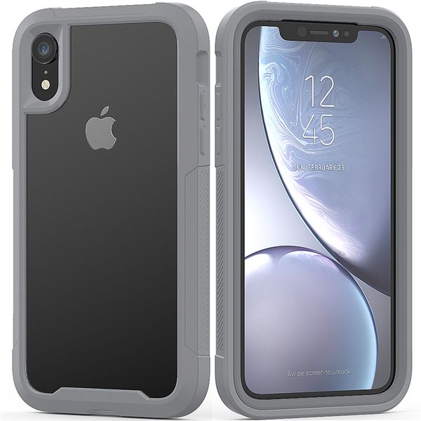 

luxury shockproof tpu phone case for iphone 11 pro x xr xs max 8 7 6 6s plus hybrid cases transparent protection pc back cover