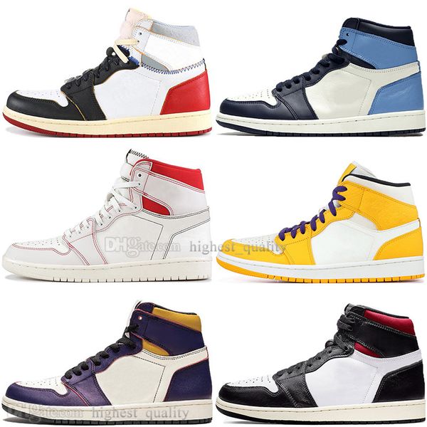 

with box new 1 og travis scotts cactus jack unc spiderman mens basketball shoes 1s 3 banned bred toe men sports designer sneakers