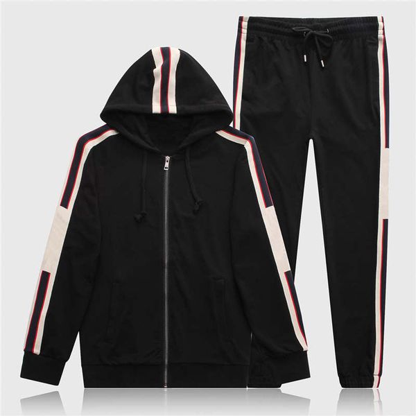 

designer men women tracksuit luxury casual fashion suits hoodies + pants spring autumn zipper kits sports running tracksuit -3xl 99182ce, Gray