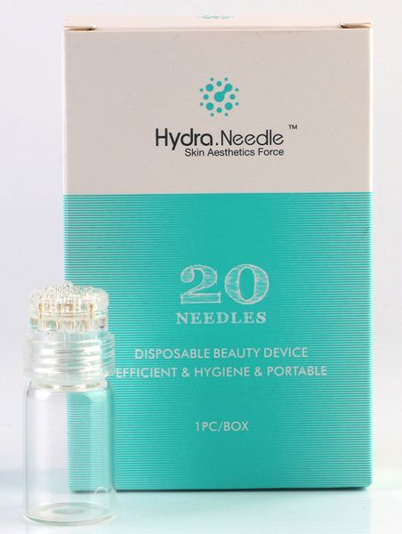 

новая hydra needle 20 aqua micro channel мезотерапия золотая игла fine touch system дерма штамп ce