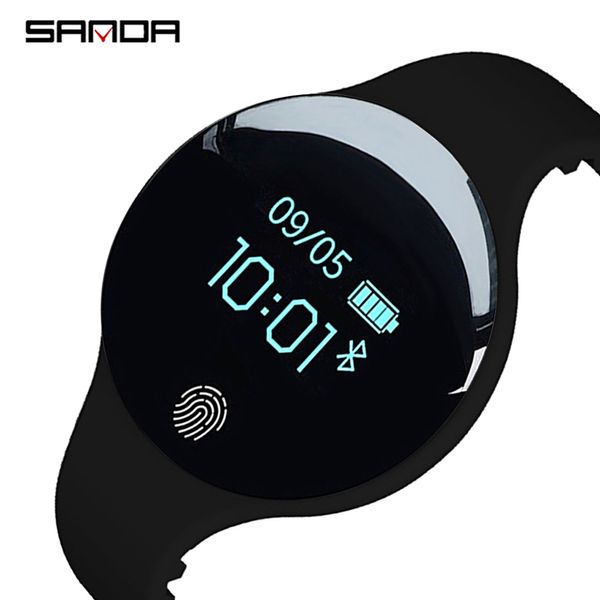 

sanda bluetooth smart watch for ios android men women sport intelligent pedometer fitness bracelet watches for iphone clock men, Slivery;brown