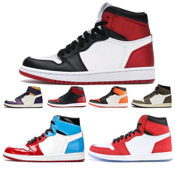 

2020 jumpman трэвис скотт 1 1s мужчины женщины баскетбольной обуви bloodline бесстрашный человек-паук tubro зеленый моды мужские тренеры спо