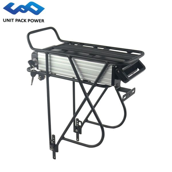 

стойка upp trasero batería de litio 48 v 10ah электронный велосипед li-ion 48 v batería para 750 w 500 w bicicleta eléctrica