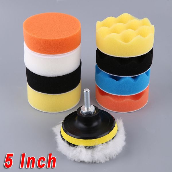 

auto polishing pads kit car care m14 m10 cleaning tool detailing waxing buffer