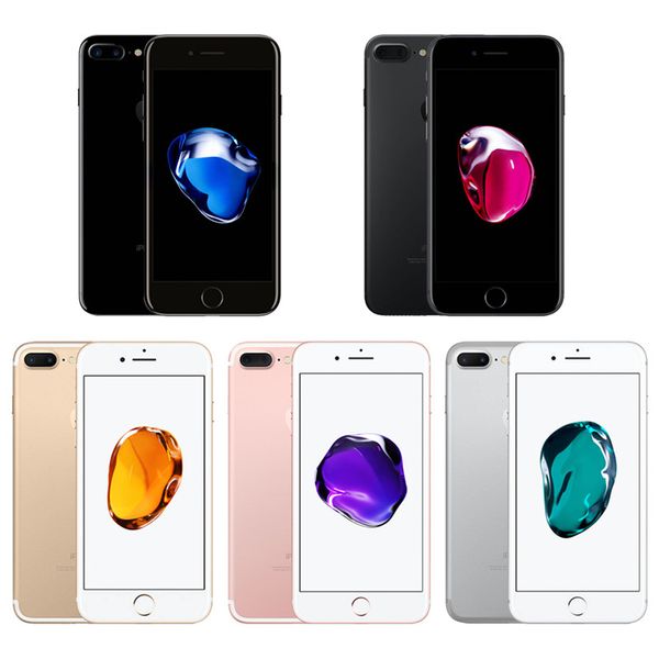 

original unlocked iphone 7 plus mobile phone 4g 5.5" dual core a10 12mp ram 3gb rom 128gb cell phone nfc