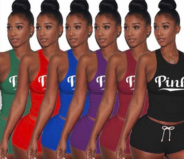 

Pink women 2 piece et fitne running weat uit port wear fa hion t hirt hort leeve legging bodycon hort plu ize ummer clothing 27