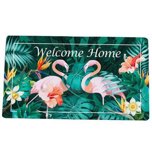 

flamingo carpet anti-skid shower room shatter-resistant floor mat bathroom step pad