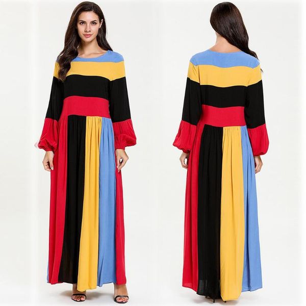 

casual dresses fashion vestido women dress kaftan dubai clothing muslim islamic -4xl enough stock summer round, Black;gray