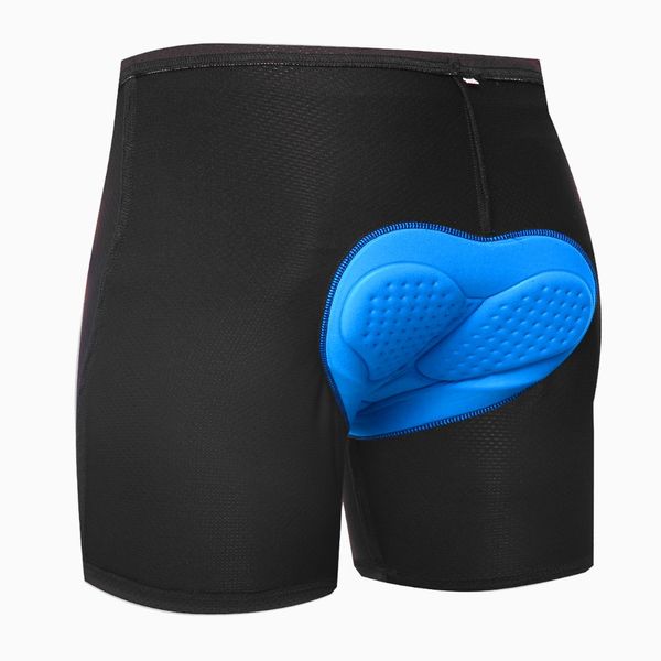 

lankeleisi cycling short pro 3d soft cushion bicycle underwear perspiration assitance quick dry comfortable silica gel padded, Black
