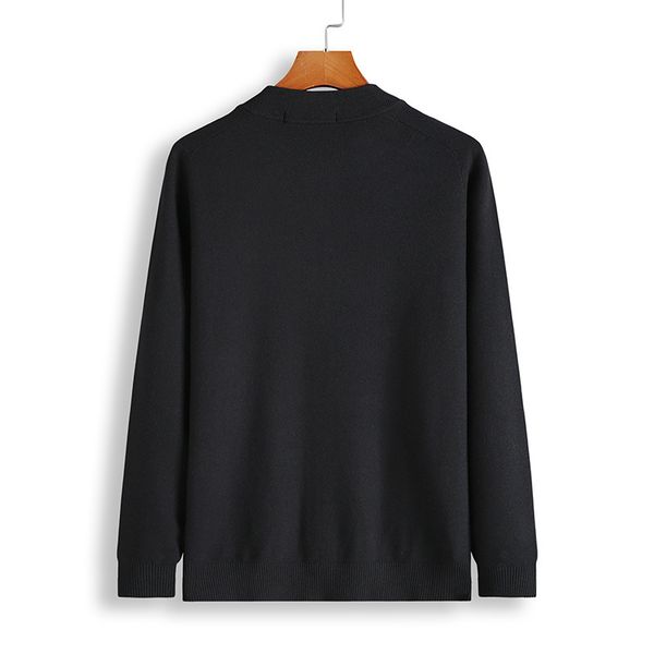 

2020new arrival fashion thickened casual jacket men autumn winter cardigan clothes zipper stand hoodies plus size 4xl 5xl 6xl7xl, Black