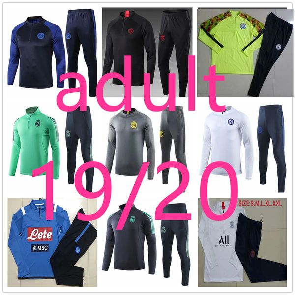 

new 19 20 training suit tracksuit soccer 2019 2020 chandal futbol survêtement de football survetement foot kit 12