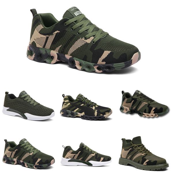 

2020 non-brand chaussures designer shoes men women running shoes camouflage army green outdoor trainer siez 36-44 item 24, White;red