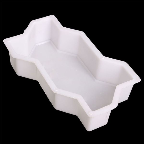 

three waves shape garden path concrete plastic brick mold diy paving pavement walkway cement brick molds