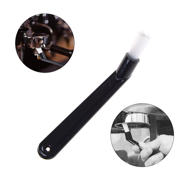 

1pcs coffee machine brush espresso grinder machine group head kitchen nylon cleaning brush bristle spoon home appliance parts