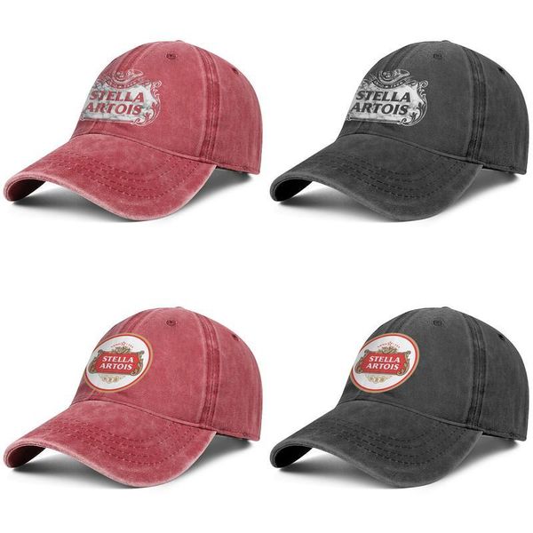 

stella-artois-beer-white-marble- fashion baseball cap dad cool adjustable vintage hat unique denim stella artois beer white logo, Blue;gray
