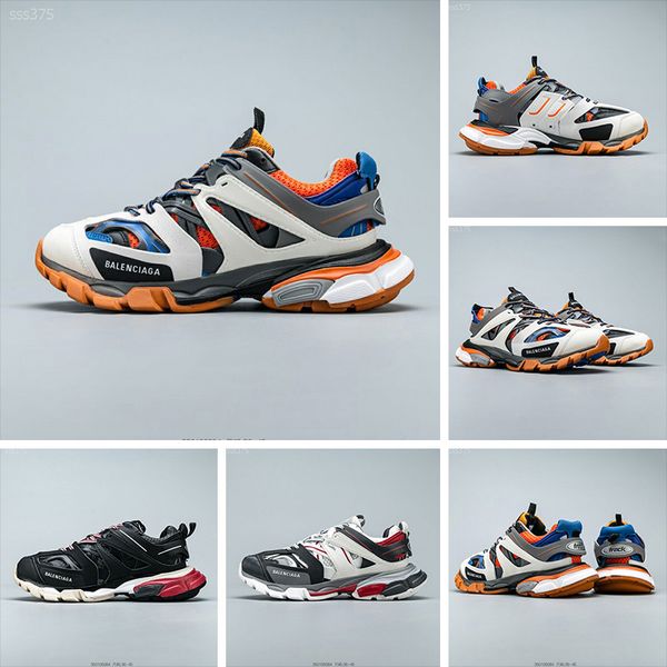 

men's shoes style retro thick soled dad shoes fashion contrast white orange black sports shoes outdoor shoe for men and women