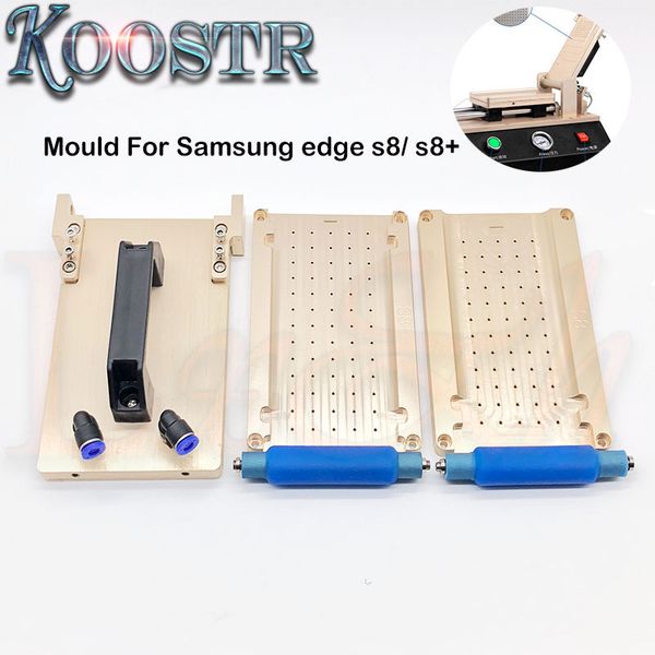 

tbk-768 molds aluminium mould for samsung edge s6edge, s6edge+, s7edge, s8, s8+, laminator mold metal lcd glass repair refurbish