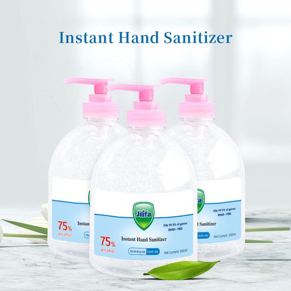 

disposable hand sanitizer gel disinfection gel hole-washing hand sanitizer no washing disinfection liquid 500 ml hand sanitizer