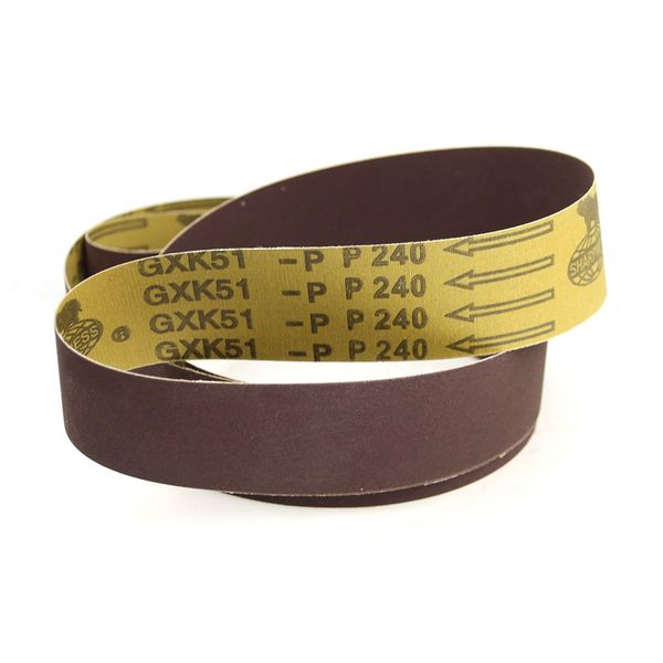 

5 pieces 2000*50mm a/o abrasive sanding belts p60 p80 p120 p180 p240 p320 p400 p600 for wood soft metal polishing