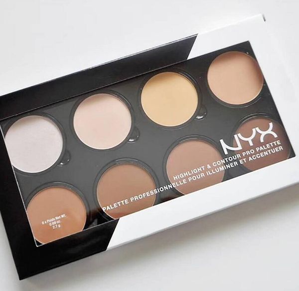 

Горячие маркеры NYX Highlight Contour Pro Palette для профессионального освещения и акцентуры