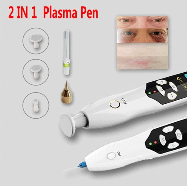 

promotion fibroblast plasma pen anti-wrinkle facial spots cleaning machine beauty plasmapen lift spot removal wholesale dhl, Black;white