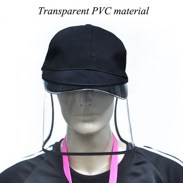 

2020 new arrival led glow protective hat dustproof cover baseball cap mask adjustable size dropshipping wholesale#n, Black;white