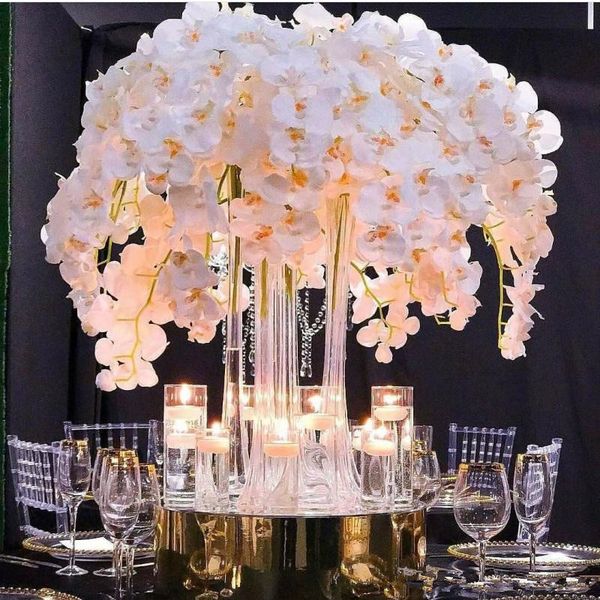 

2020silk flower artificial moth orchid butterfly orchid for new house home wedding festival decoration