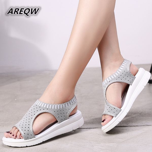 

2019 new fashion comfort womens fish mouth non-slip platform slope sandals, Black