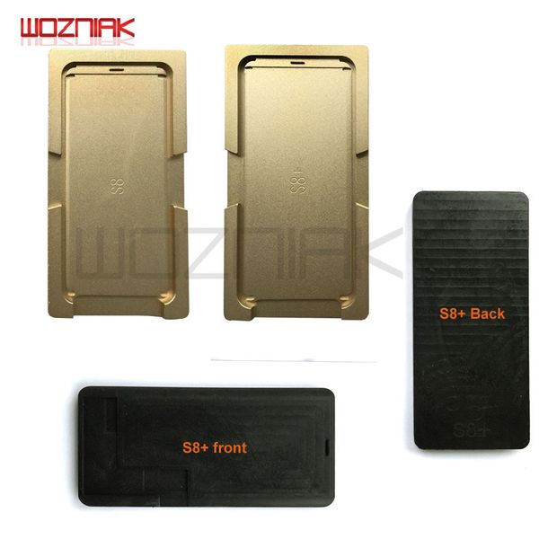

wozniak for samsung s8 s8+ black mat alignment mold location patch pressure screen pad silica gel aluminium alloy mould