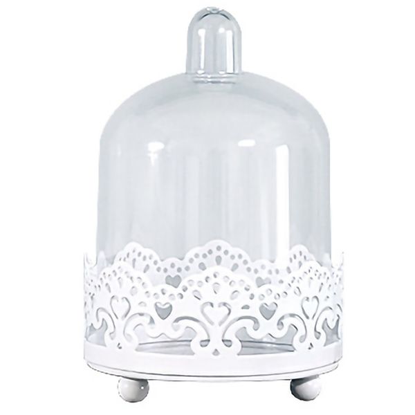 

sweetgo mini cupcake stand cake display tool with pc dome cap bakeware tools for cake home party decoration white candle holde other bakewar