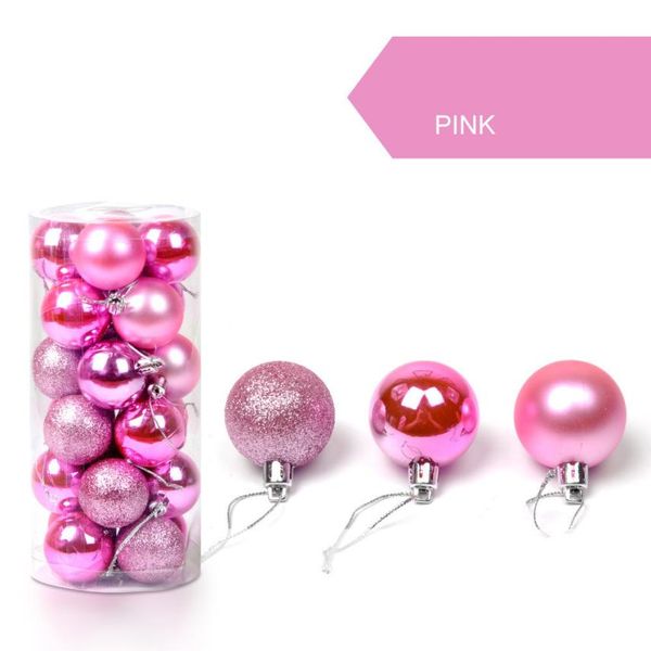 

30mm 24pcs christmas xmas tree ball bauble hanging home party ornament decor