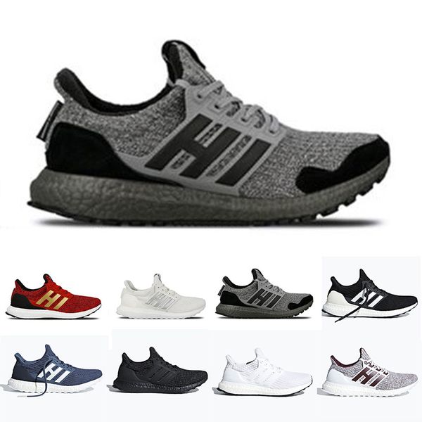 

2019 game of thrones x ultra 4.0 house stark lannister mens running shoes orca white burgundy primeknit sports trainers men women sneakers