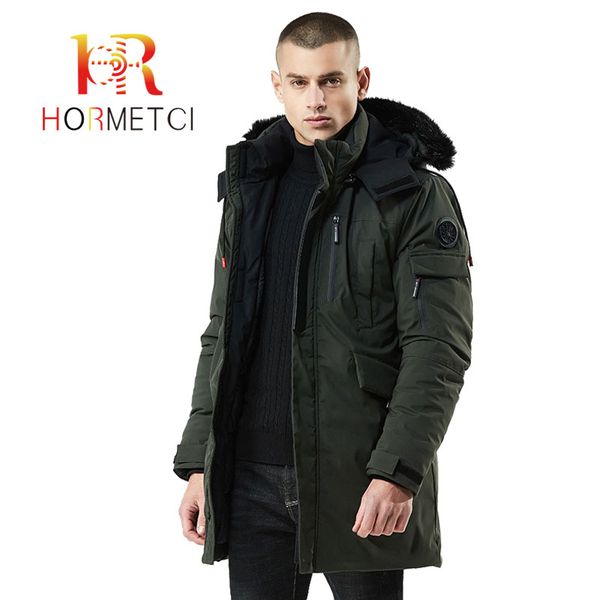 

parkas men 2019 winter jacket men new arrival long hooded casual parka thick warm coats casaco masculino, Tan;black