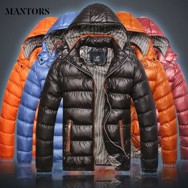 

winter mens parkas casual thicken warm coat 2019 casaco masculino inverno zipper hooded outwear waterproof men windbreaker solid, Tan;black