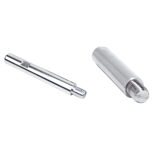 

2 pcs 125 polishing machine angle grinder extension rod m14 adapter rod polishing beauty tool, 140mm & 100mm