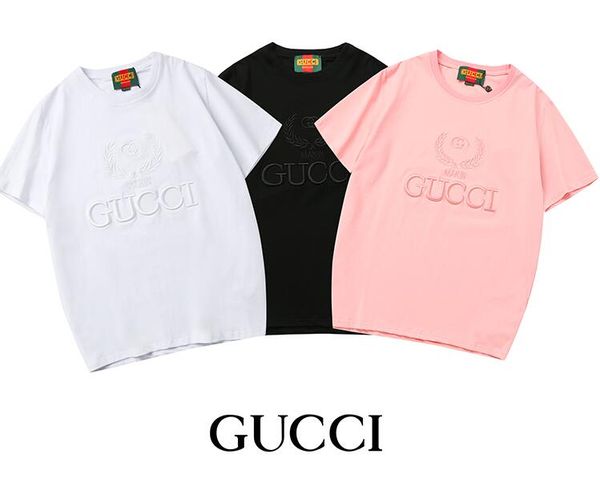 

2019 high quality limited edition pring ummer color hort leeved t hirt ell well in europe and america 100 pure cotton xxl, White