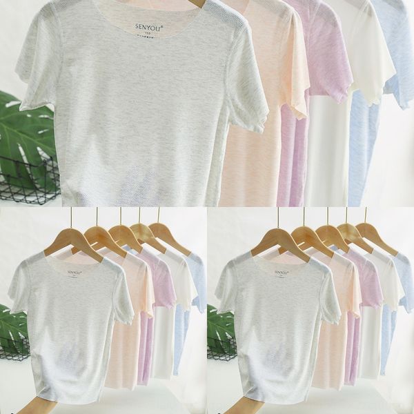 

boy's short-sleeved summer 2020 in the big casual half-t-shirt t-shirt children night vision, Blue